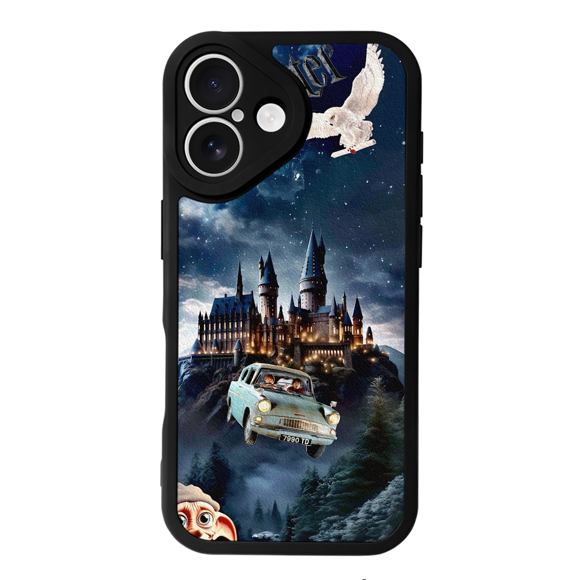 （画像用） Harry Potter ハリー・ポッターシリーズ 【iPhone 16シリーズ対応】シリコンスマホケース（レザー調） 材質：シリコン